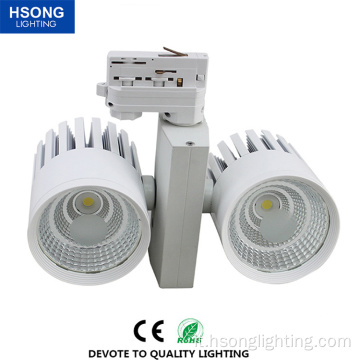 Lights LED con binario con binnastica al soffitto in alluminio da 30 W COB